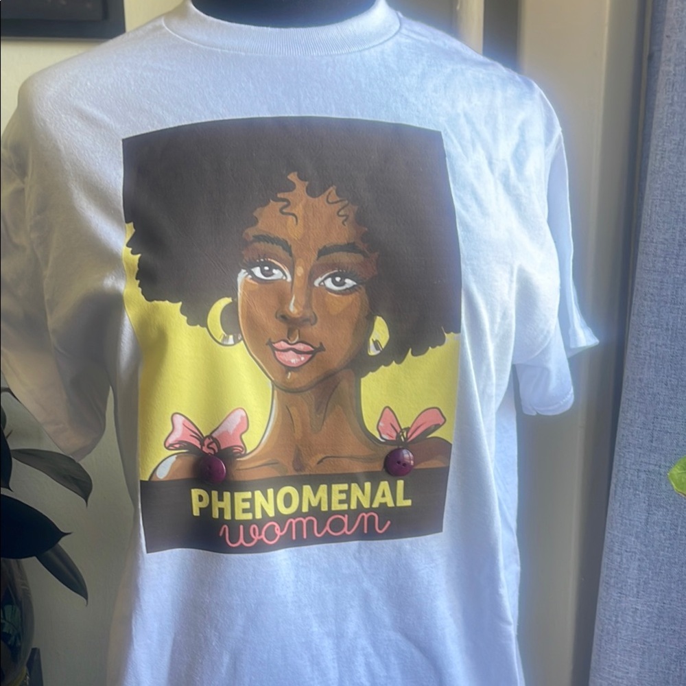 Phenomenal Woman Graphic T-Shirt - White